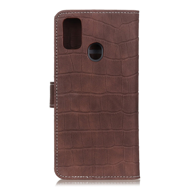 For Vivo Y50 Crocodile Texture Horizontal Flip Leather Case with Holder & Card Slots & Wallet