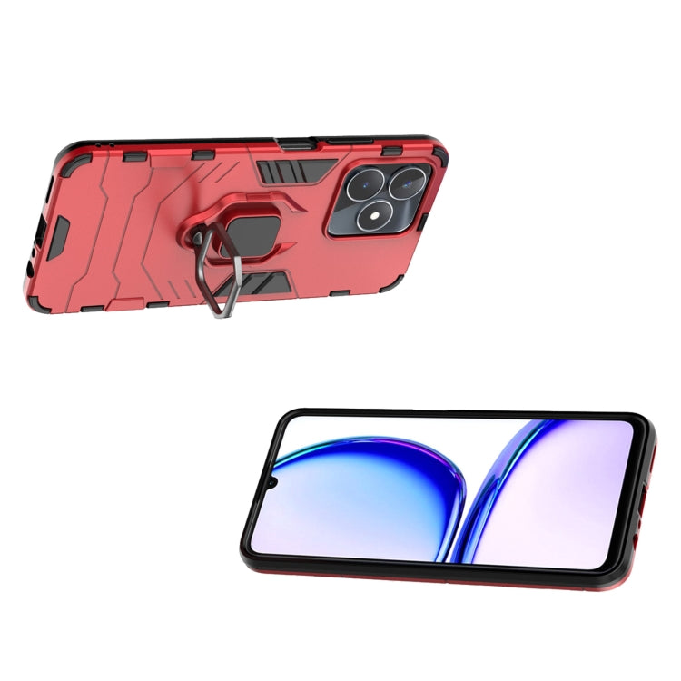 For Realme C53 4G Magnetic Ring Holder PC + TPU Phone Case