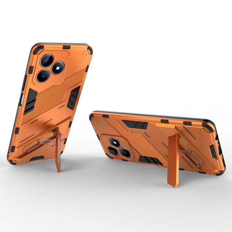 For Realme C53 4G Punk Armor 2 in 1 PC + TPU Phone Case with Holder