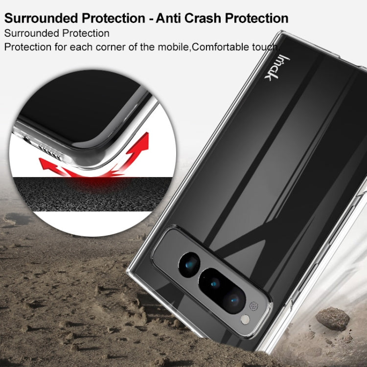 For Google Pixel Fold IMAK Wing II Wear-resisting Crystal Protective Case