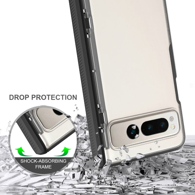 For Google Pixel Fold Scratchproof Acrylic TPU Phone Case