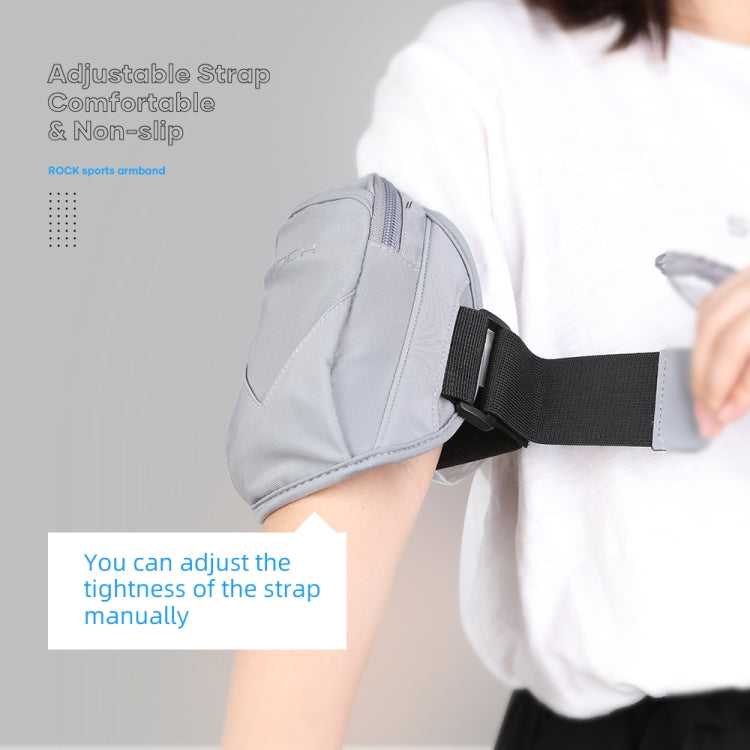 ROCK Universal Sport Armband Case for Smartphones Below 6.5 inch(Grey)