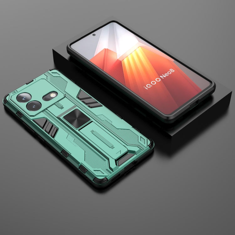 For vivo iQOO Neo8 5G Supersonic PC + TPU Shock-proof Phone Case with Holder