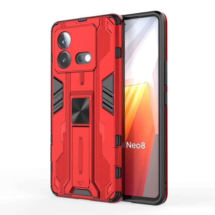 For vivo iQOO Neo8 5G Supersonic PC + TPU Shock-proof Phone Case with Holder