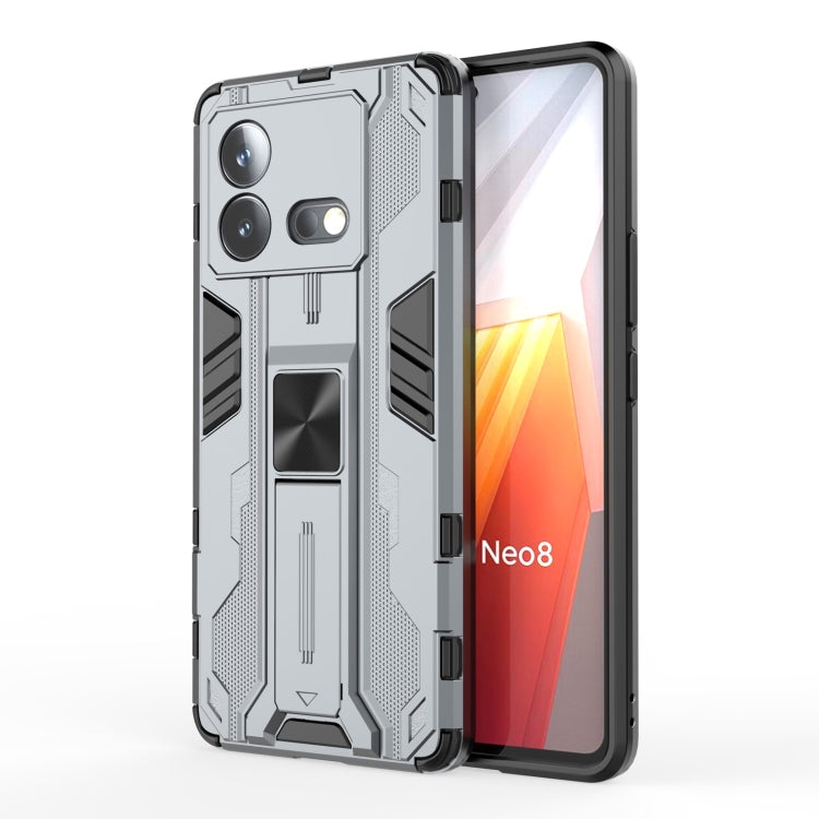 For vivo iQOO Neo8 5G Supersonic PC + TPU Shock-proof Phone Case with Holder