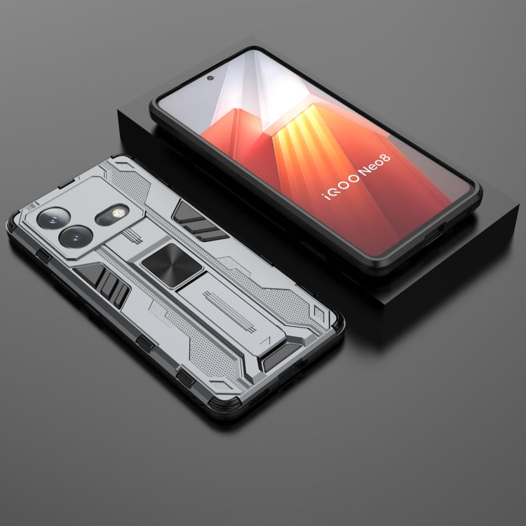 For vivo iQOO Neo8 5G Supersonic PC + TPU Shock-proof Phone Case with Holder