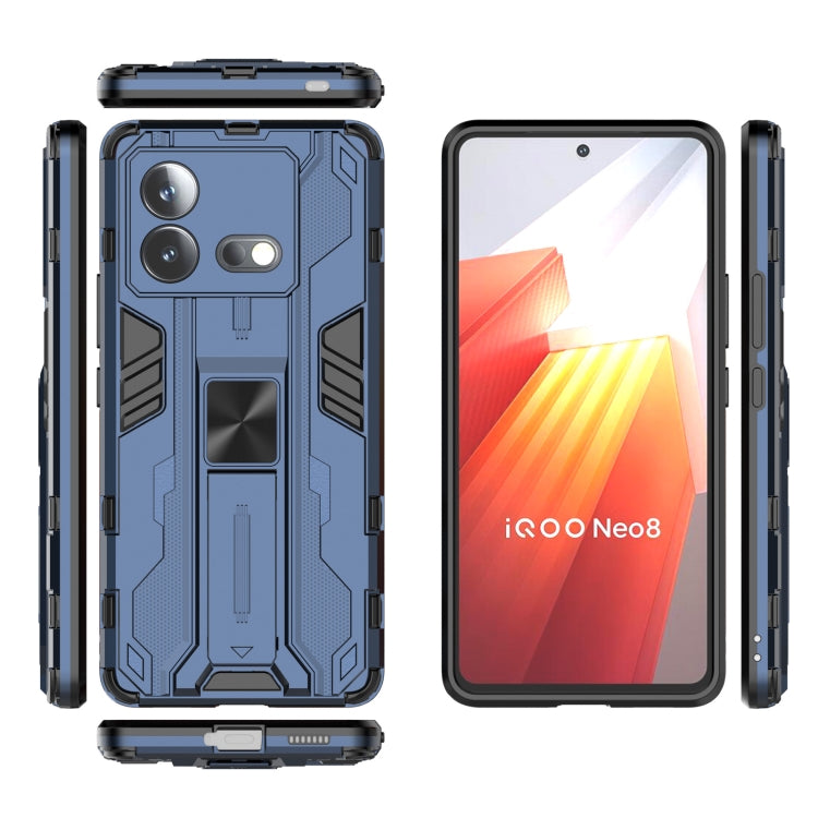 For vivo iQOO Neo8 5G Supersonic PC + TPU Shock-proof Phone Case with Holder