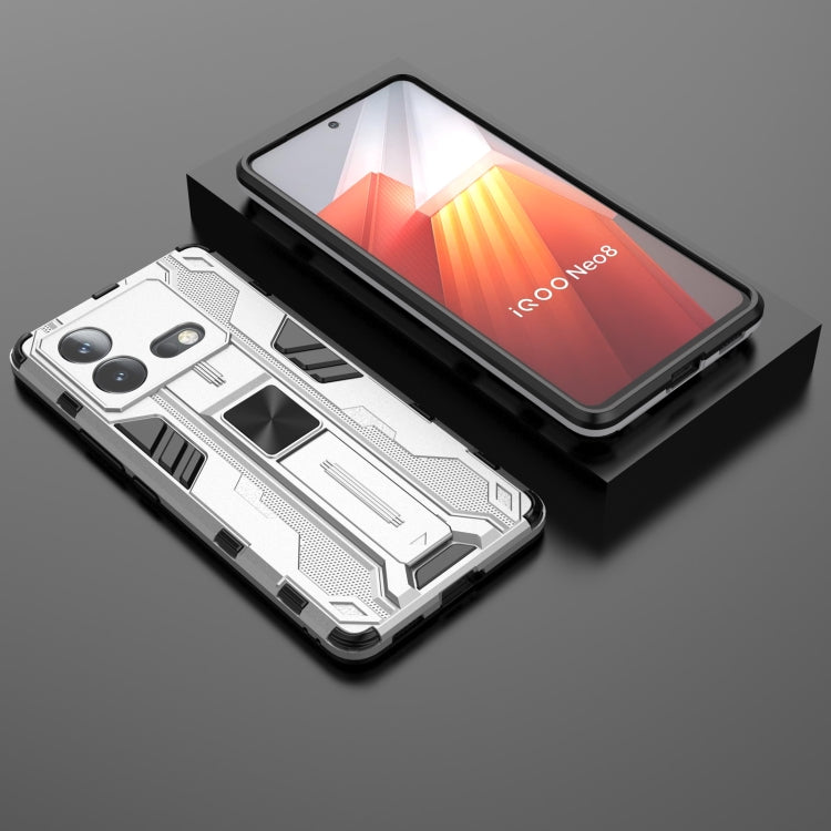 For vivo iQOO Neo8 5G Supersonic PC + TPU Shock-proof Phone Case with Holder