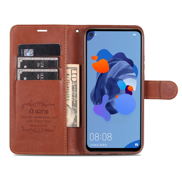 For Huawei Mate 30 Lite / Nova 5i Pro AZNS Sheepskin Texture Horizontal Flip Leather Case with Holder & Card Slots & Wallet