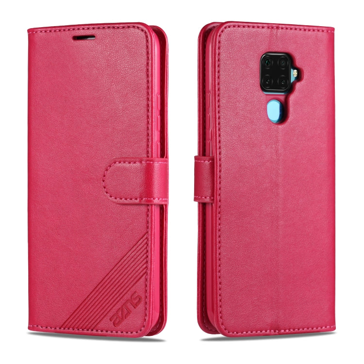 For Huawei Mate 30 Lite / Nova 5i Pro AZNS Sheepskin Texture Horizontal Flip Leather Case with Holder & Card Slots & Wallet