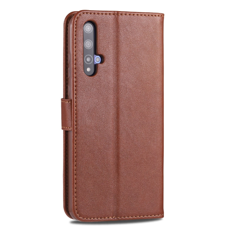 For Huawei Nova 5 / 5 Pro AZNS Sheepskin Texture Horizontal Flip Leather Case with Holder & Card Slots & Wallet