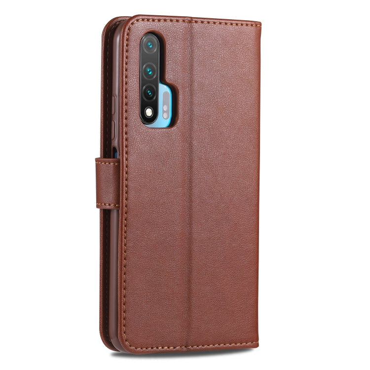 For Huawei Nova 6 AZNS Sheepskin Texture Horizontal Flip Leather Case with Holder & Card Slots & Wallet