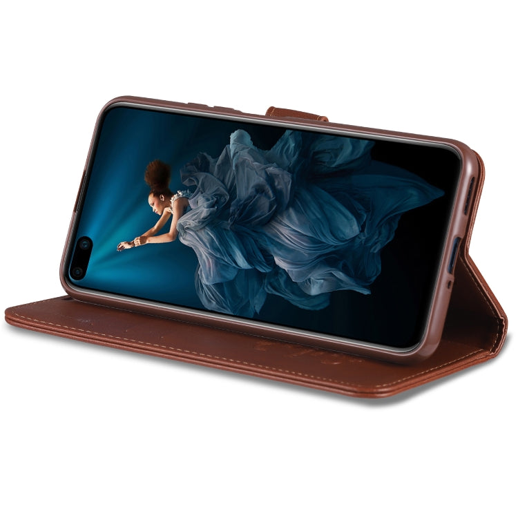 For Huawei Nova 6 AZNS Sheepskin Texture Horizontal Flip Leather Case with Holder & Card Slots & Wallet