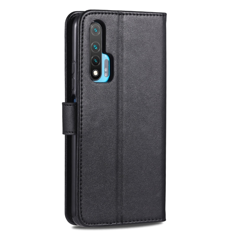 For Huawei Nova 6 AZNS Sheepskin Texture Horizontal Flip Leather Case with Holder & Card Slots & Wallet