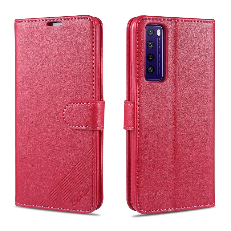 For Huawei Nova 7 / 7 Pro AZNS Sheepskin Texture Horizontal Flip Leather Case with Holder & Card Slots & Wallet