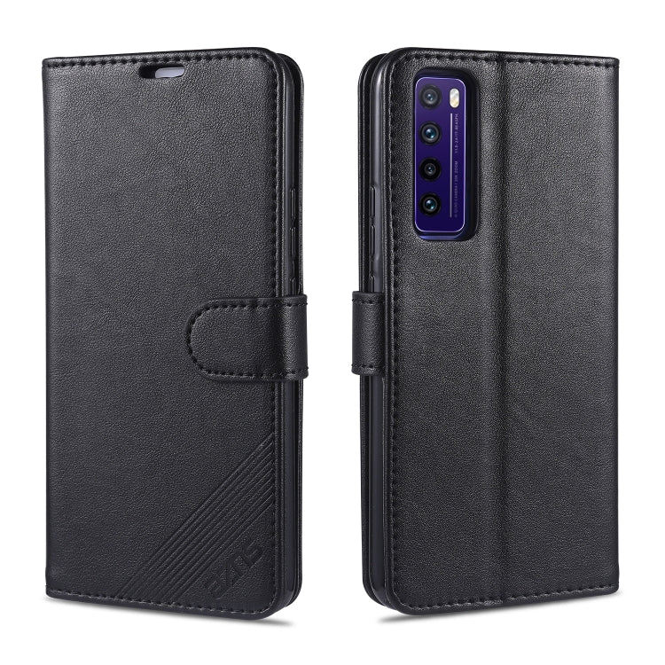 For Huawei Nova 7 / 7 Pro AZNS Sheepskin Texture Horizontal Flip Leather Case with Holder & Card Slots & Wallet