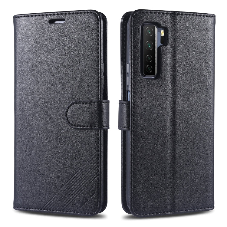 For Huawei Nova 7 SE AZNS Sheepskin Texture Horizontal Flip Leather Case with Holder & Card Slots & Wallet