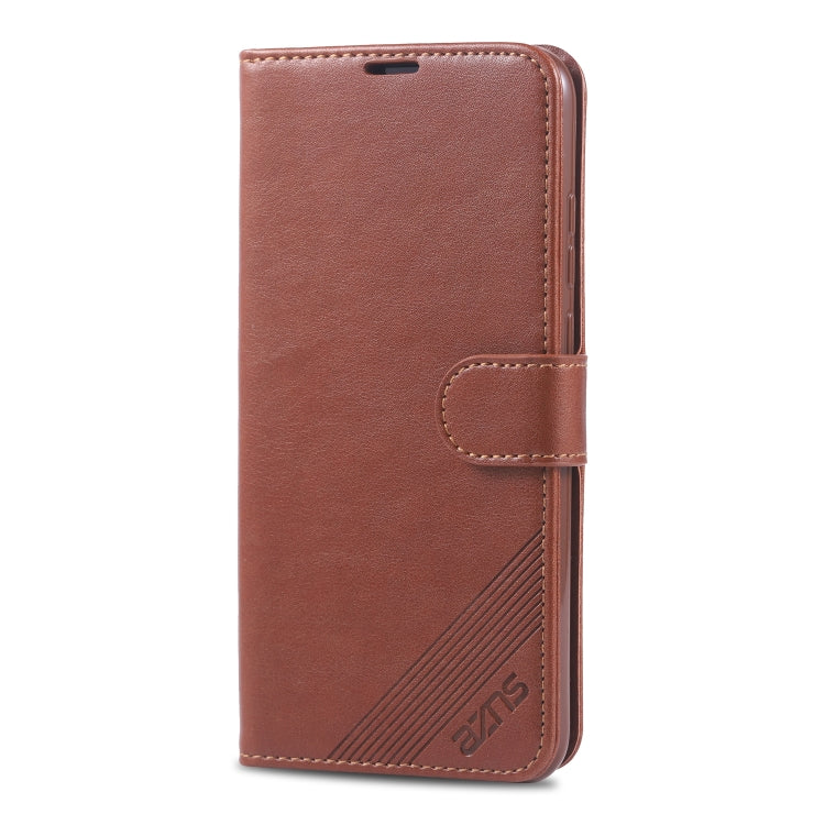 For Huawei Y6(2019) / Enjoy 9E AZNS Sheepskin Texture Horizontal Flip Leather Case with Holder & Card Slots & Wallet