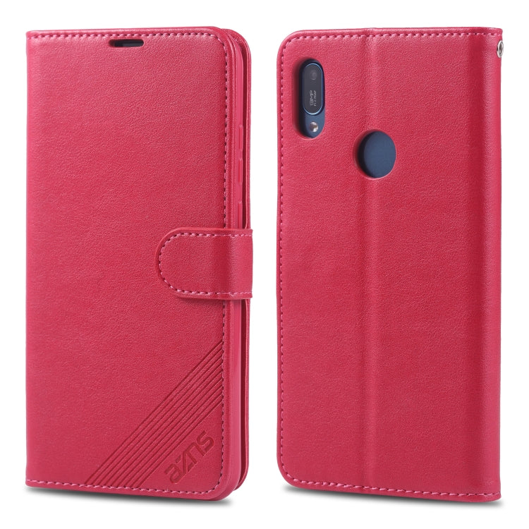For Huawei Y6(2019) / Enjoy 9E AZNS Sheepskin Texture Horizontal Flip Leather Case with Holder & Card Slots & Wallet