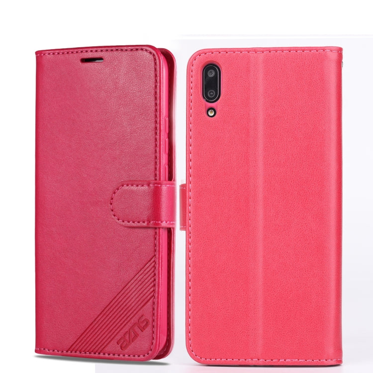 For Huawei Enjoy 9 AZNS Sheepskin Texture Horizontal Flip Leather Case with Holder & Card Slots & Wallet