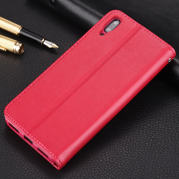 For Huawei Enjoy 9 AZNS Sheepskin Texture Horizontal Flip Leather Case with Holder & Card Slots & Wallet