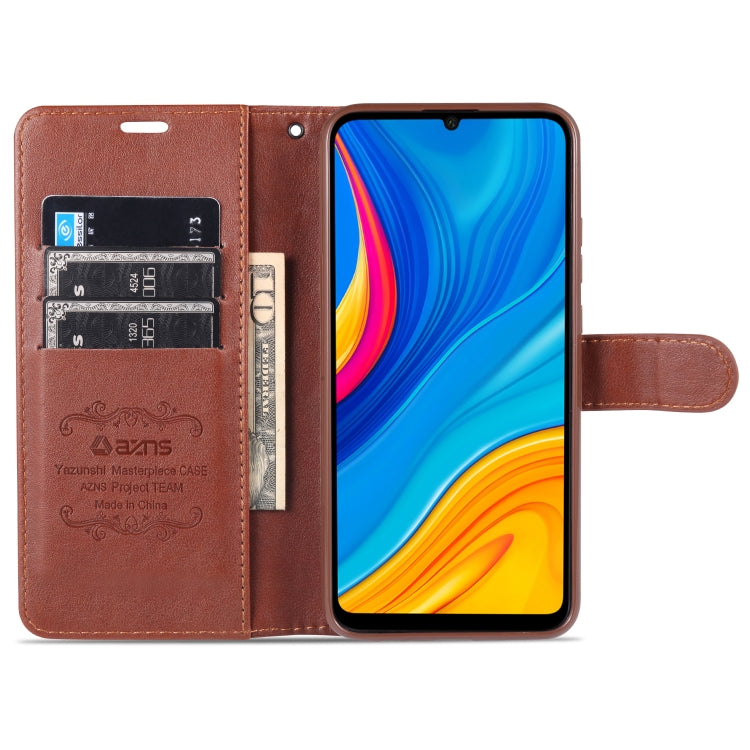 For Huawei Enjoy 10e AZNS Sheepskin Texture Horizontal Flip Leather Case with Holder & Card Slots & Wallet