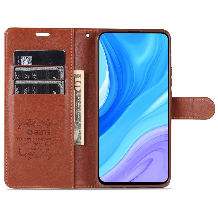 For Huawei Enjoy 10 Plus / P Smart Z AZNS Sheepskin Texture Horizontal Flip Leather Case with Holder & Card Slots & Wallet