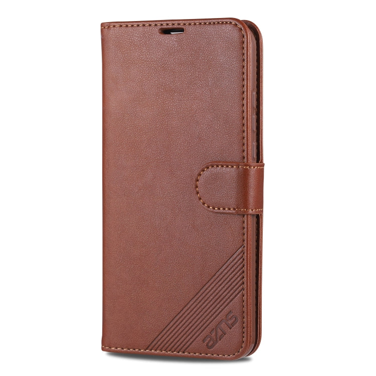 For Huawei Enjoy 10s / Honor 20 Lite AZNS Sheepskin Texture Horizontal Flip Leather Case with Holder & Card Slots & Wallet