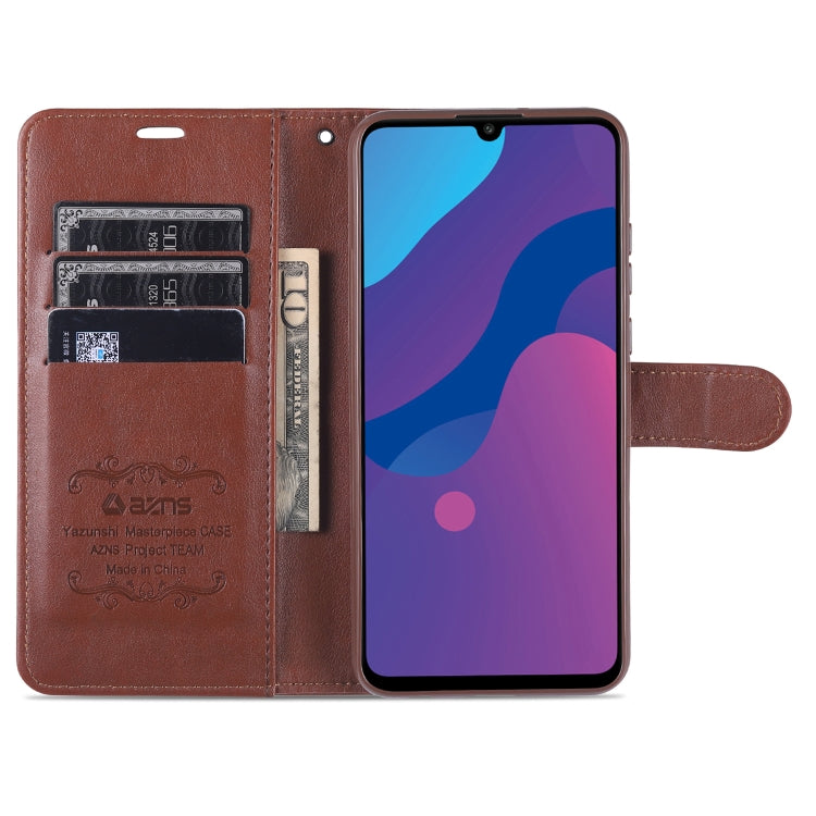 For Huawei Honor 9A AZNS Sheepskin Texture Horizontal Flip Leather Case with Holder & Card Slots & Wallet