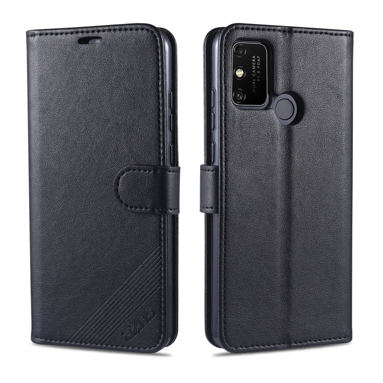 For Huawei Honor 9A AZNS Sheepskin Texture Horizontal Flip Leather Case with Holder & Card Slots & Wallet
