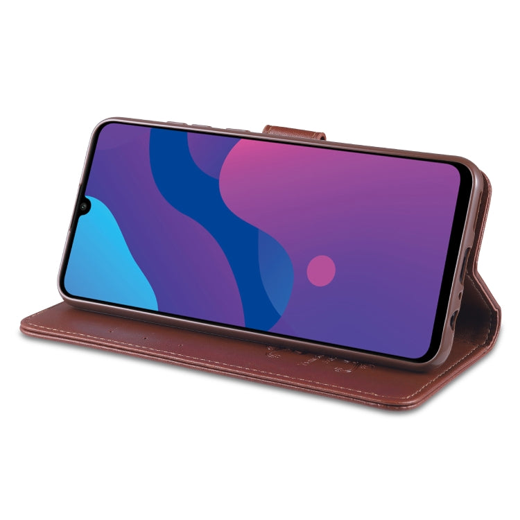 For Huawei Honor 9A AZNS Sheepskin Texture Horizontal Flip Leather Case with Holder & Card Slots & Wallet