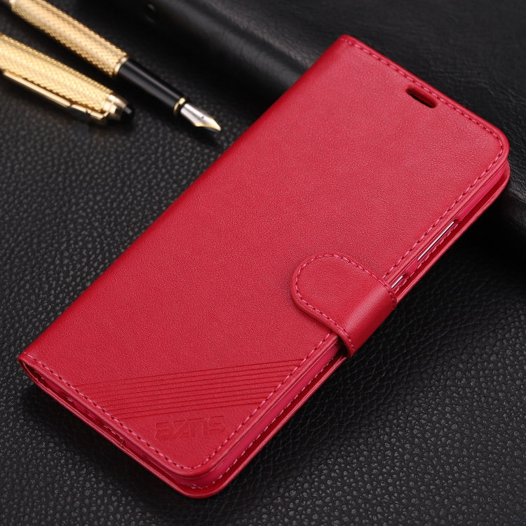For Huawei Honor 10 Lite AZNS Sheepskin Texture Horizontal Flip Leather Case with Holder & Card Slots & Wallet