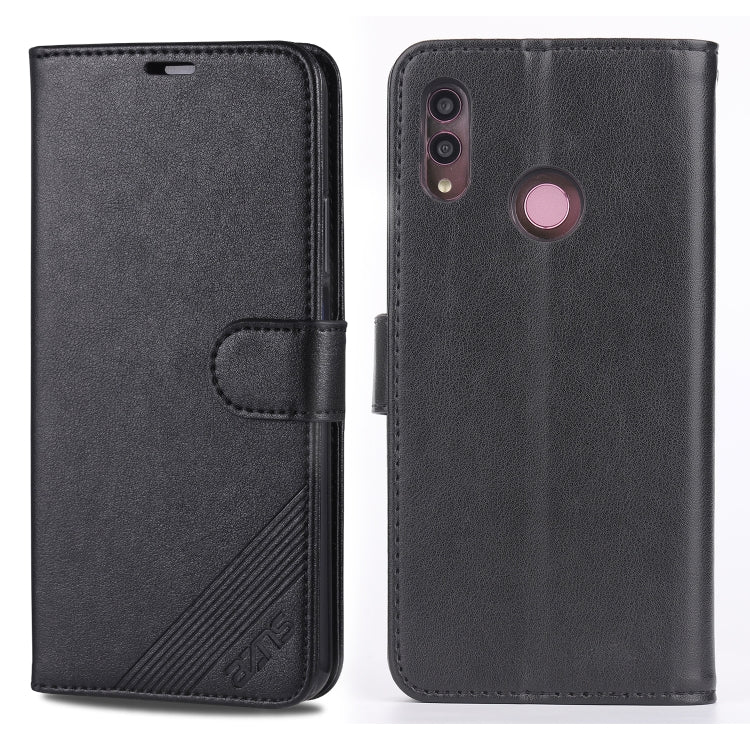 For Huawei Honor 10 Lite AZNS Sheepskin Texture Horizontal Flip Leather Case with Holder & Card Slots & Wallet