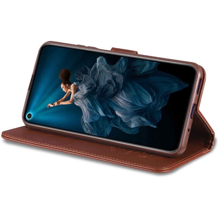 For Huawei Honor 20 AZNS Sheepskin Texture Horizontal Flip Leather Case with Holder & Card Slots & Wallet