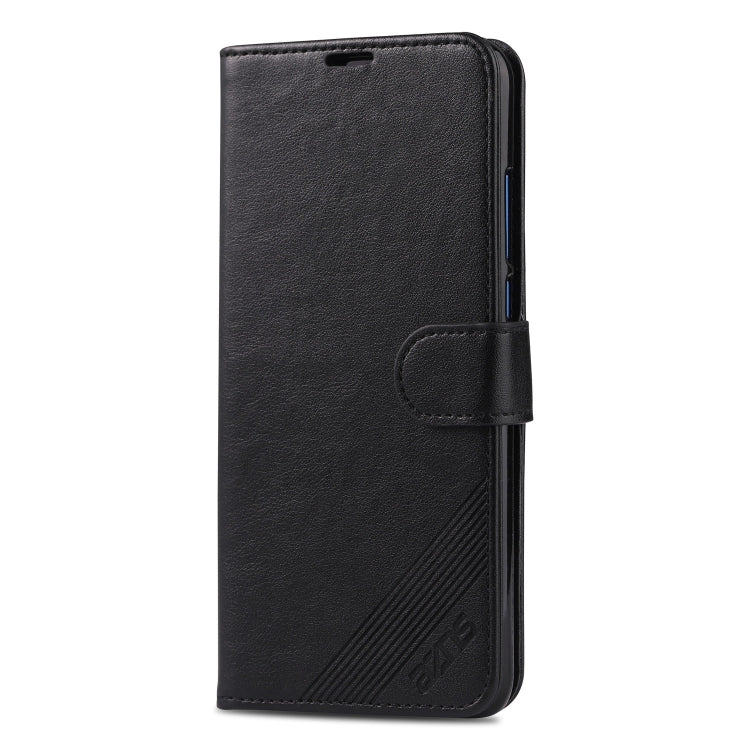 For Huawei Honor V20 AZNS Sheepskin Texture Horizontal Flip Leather Case with Holder & Card Slots & Wallet