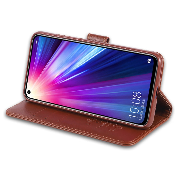 For Huawei Honor V20 AZNS Sheepskin Texture Horizontal Flip Leather Case with Holder & Card Slots & Wallet