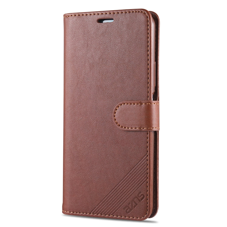 For Huawei Honor V30 AZNS Sheepskin Texture Horizontal Flip Leather Case with Holder & Card Slots & Wallet