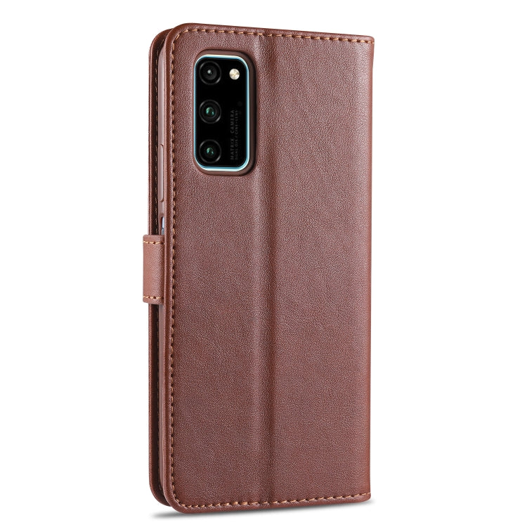 For Huawei Honor V30 AZNS Sheepskin Texture Horizontal Flip Leather Case with Holder & Card Slots & Wallet
