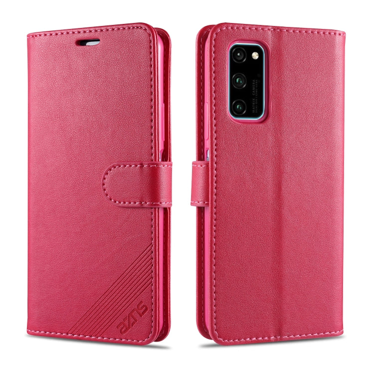For Huawei Honor V30 AZNS Sheepskin Texture Horizontal Flip Leather Case with Holder & Card Slots & Wallet