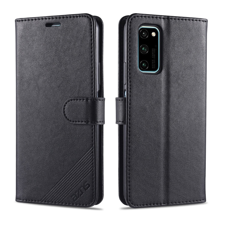 For Huawei Honor V30 AZNS Sheepskin Texture Horizontal Flip Leather Case with Holder & Card Slots & Wallet
