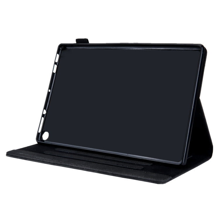 For Amazon Fire Max 11 2023 Cloth Texture Leather Smart Tablet Case