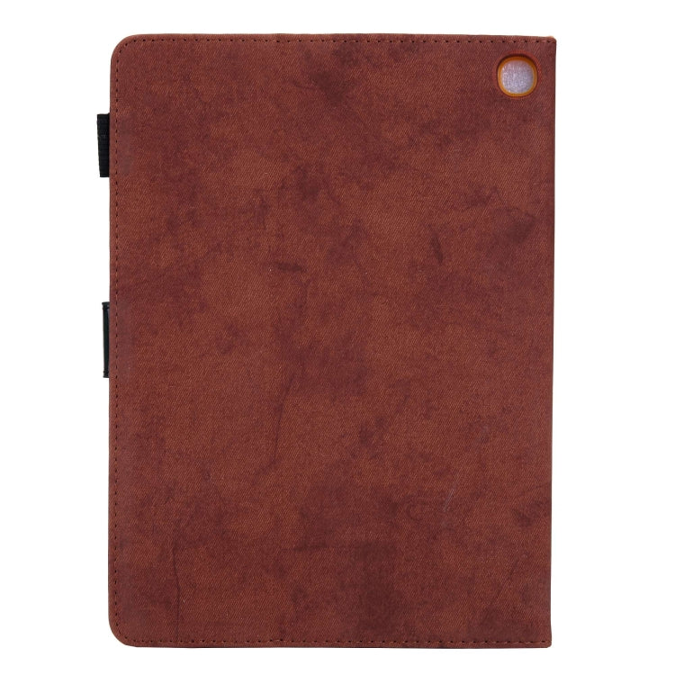 For Amazon Fire Max 11 2023 Cloth Texture Leather Smart Tablet Case