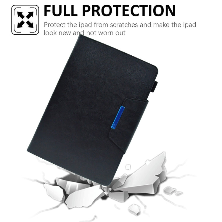 For Amazon Fire Max 11 2023 Suede Cross Texture Magnetic Clasp Leather Tablet Case