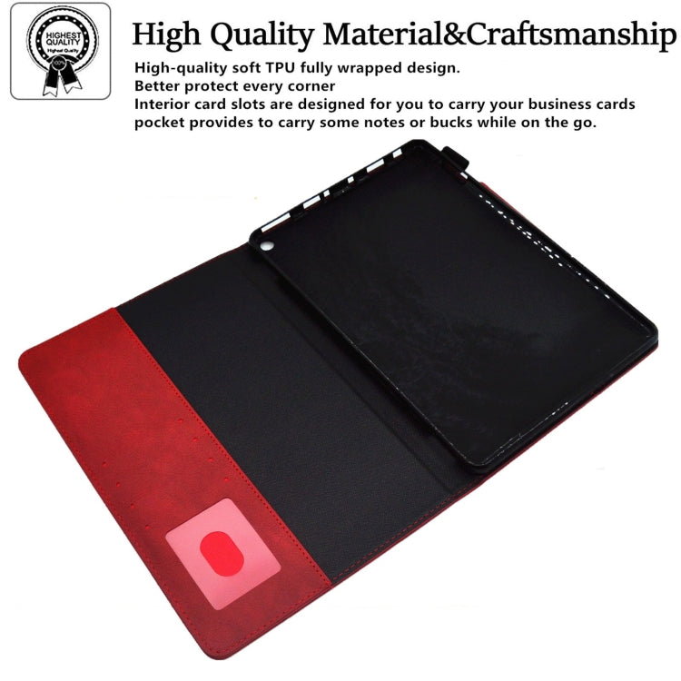 For Amazon Fire Max 11 2023 Suede Cross Texture Magnetic Clasp Leather Tablet Case