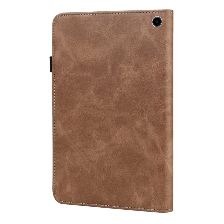 For Amazon Fire Max 11 Embossed Striped Leather Tablet Case