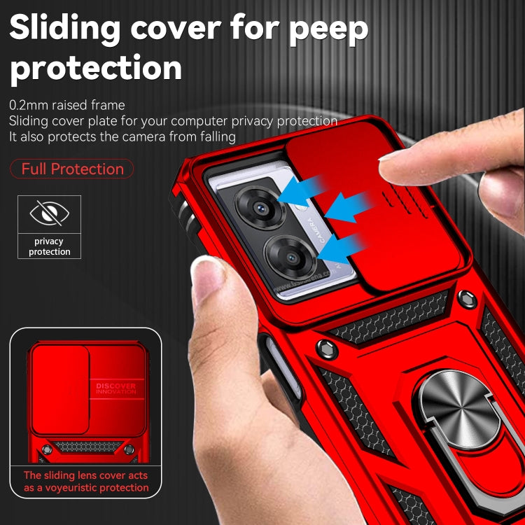 For OPPO A57 Sliding Camshield Holder Phone Case