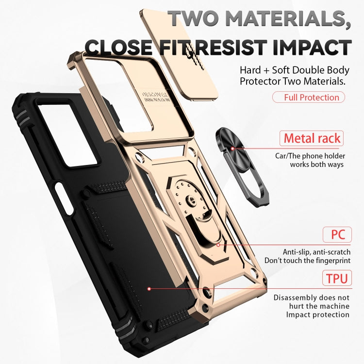 For OPPO A57 Sliding Camshield Holder Phone Case