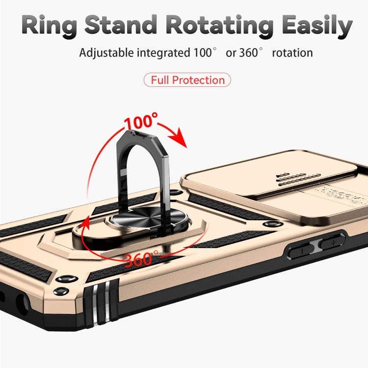 For OPPO A57 Sliding Camshield Holder Phone Case