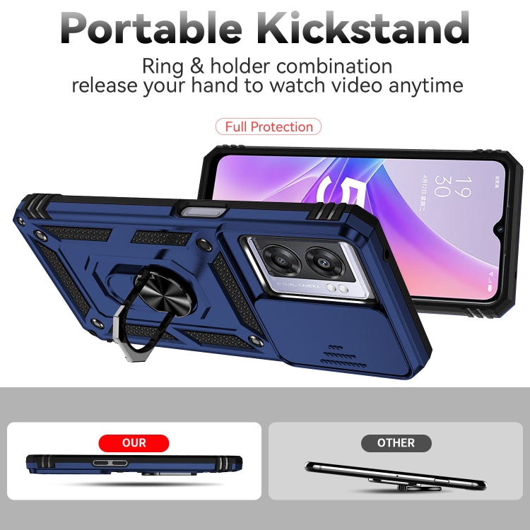 For OPPO A57 Sliding Camshield Holder Phone Case