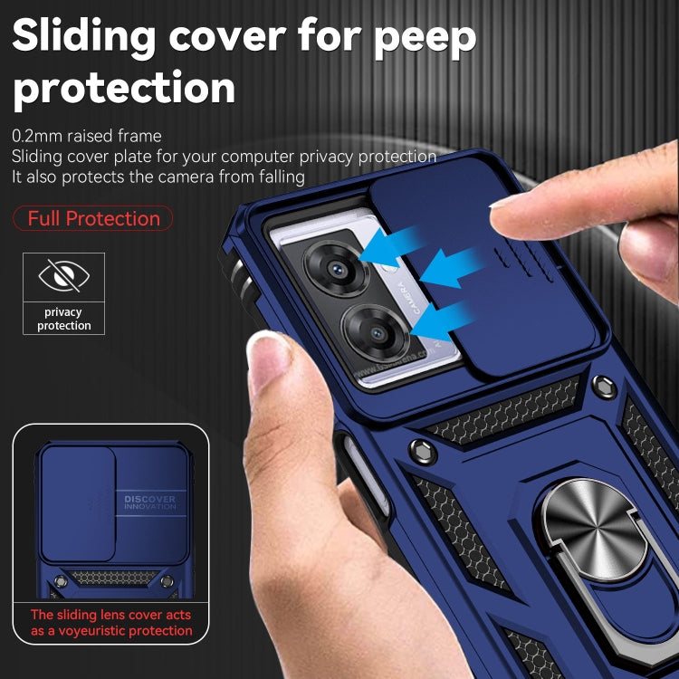 For OPPO A57 Sliding Camshield Holder Phone Case